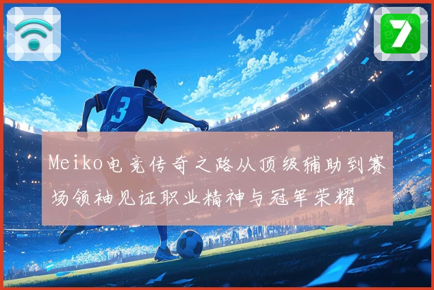 Meiko电竞传奇之路从顶级辅助到赛场领袖见证职业精神与冠军荣耀
